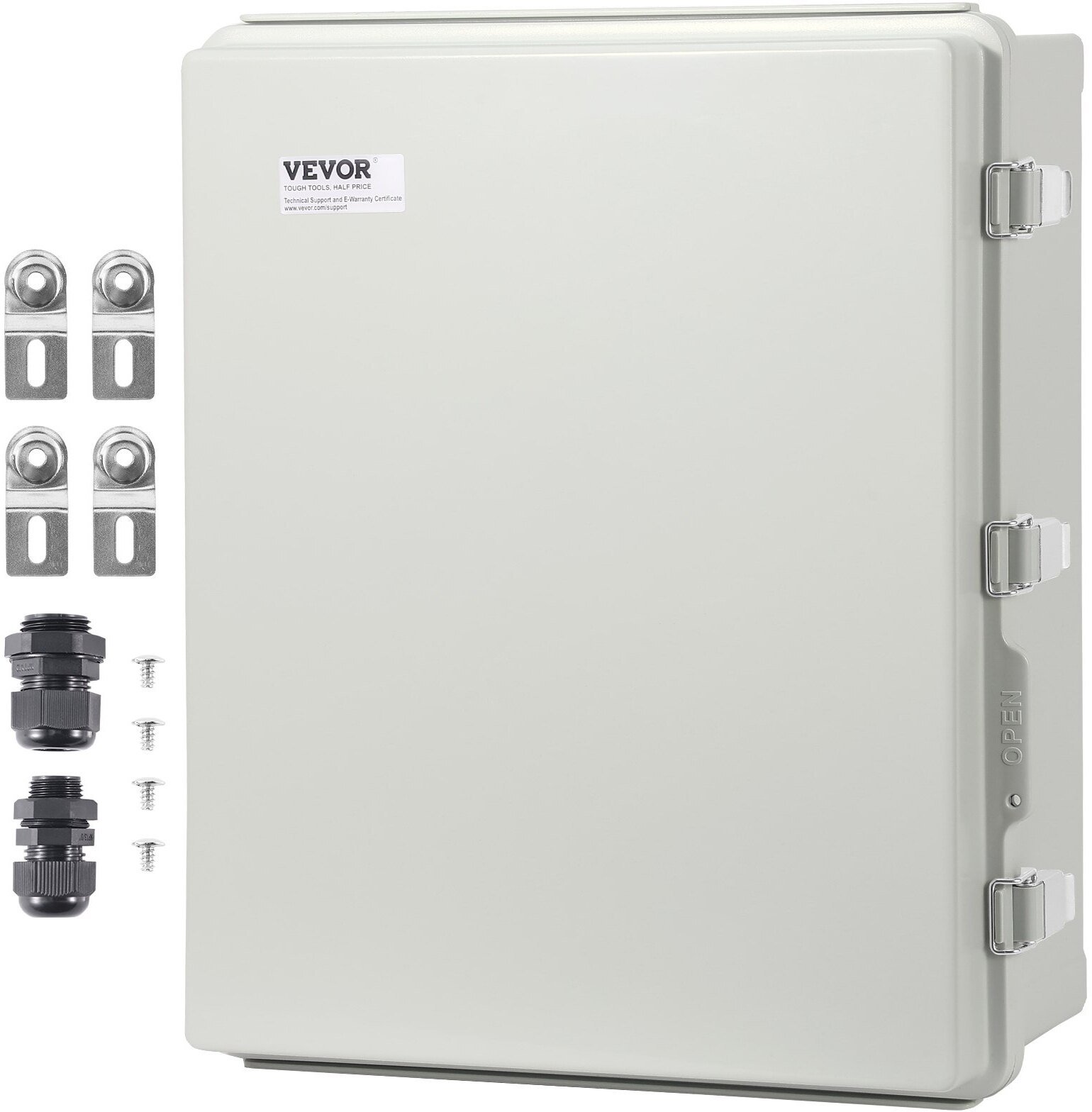 Skrzynka elektryczna zewnętrzna 53x43x20 cm ABS IP67 - zamykana na zatrzask