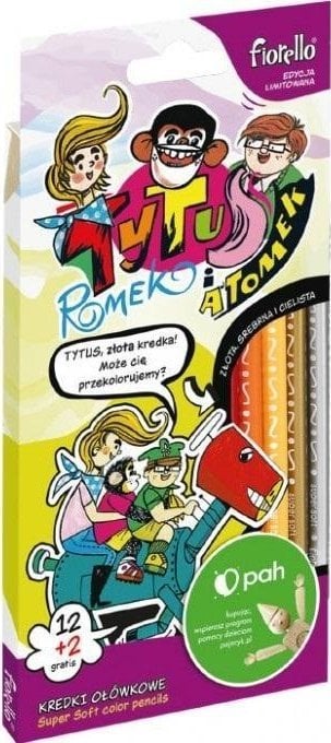Kredki ołówkowe Tytus 14 kolorów FIORELLO