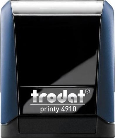 Trodat PIECZĄTKA TRODAT 4910 NIEBIESKA - PODUSZKA CZARNA 26X9MM
