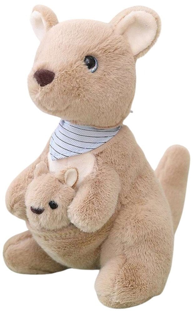 Pluszowa Maskotka Przytulanka Kangur Z Młodym 23cm LEAN Toys