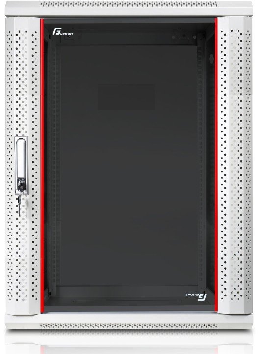 Szafa Rack Getfort 19 Cali 18U 600X450 Wisząca Szara