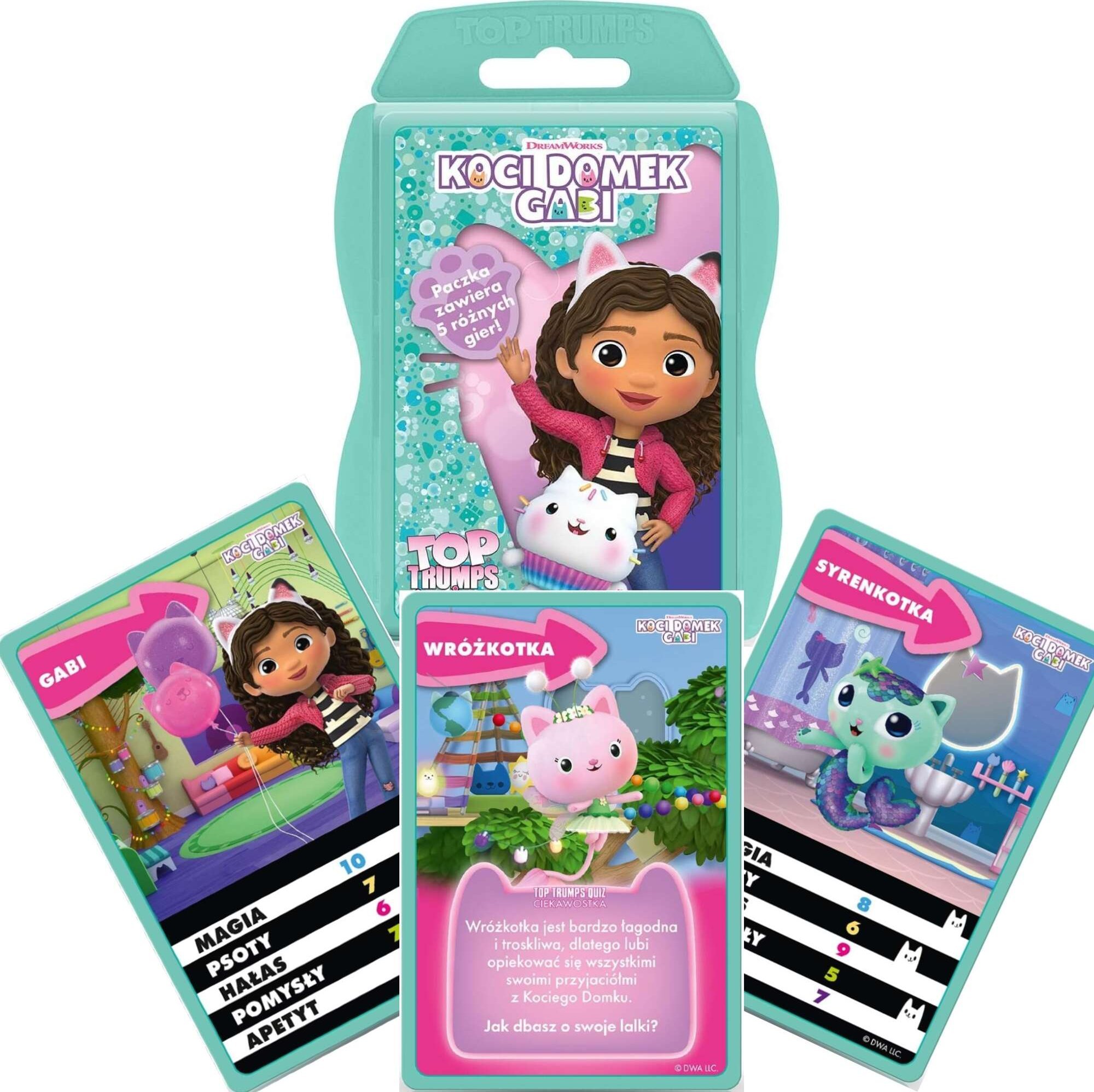 Winning Moves Top Trumps Junior Koci Domek Gabi. GRA KARCIANA 04165 WINNING MOVES