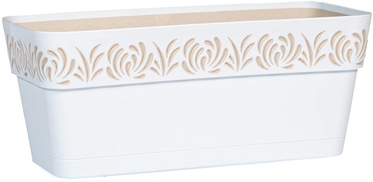 Puku kaste ar paliktni Gaia 30x13x12cm balta 8003507887008