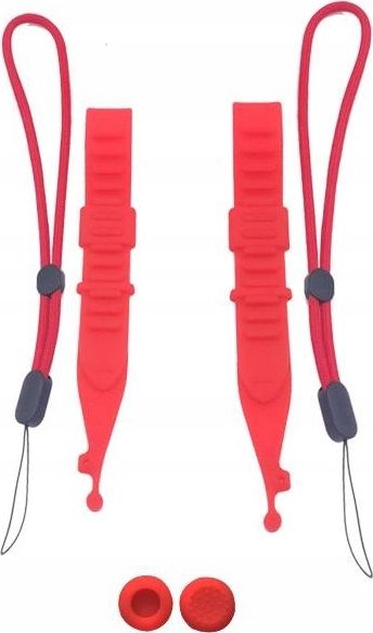 Vortex Virtual Reality Uchwyty z silikonu do kontrolerów Oculus Quest 2 czerwony