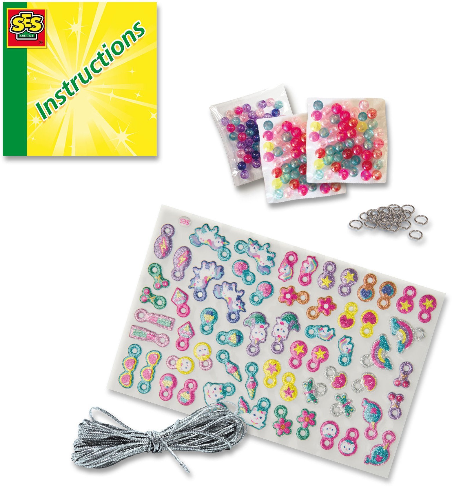 SES Puszyste bransoletki z naklejkami 14747 47471