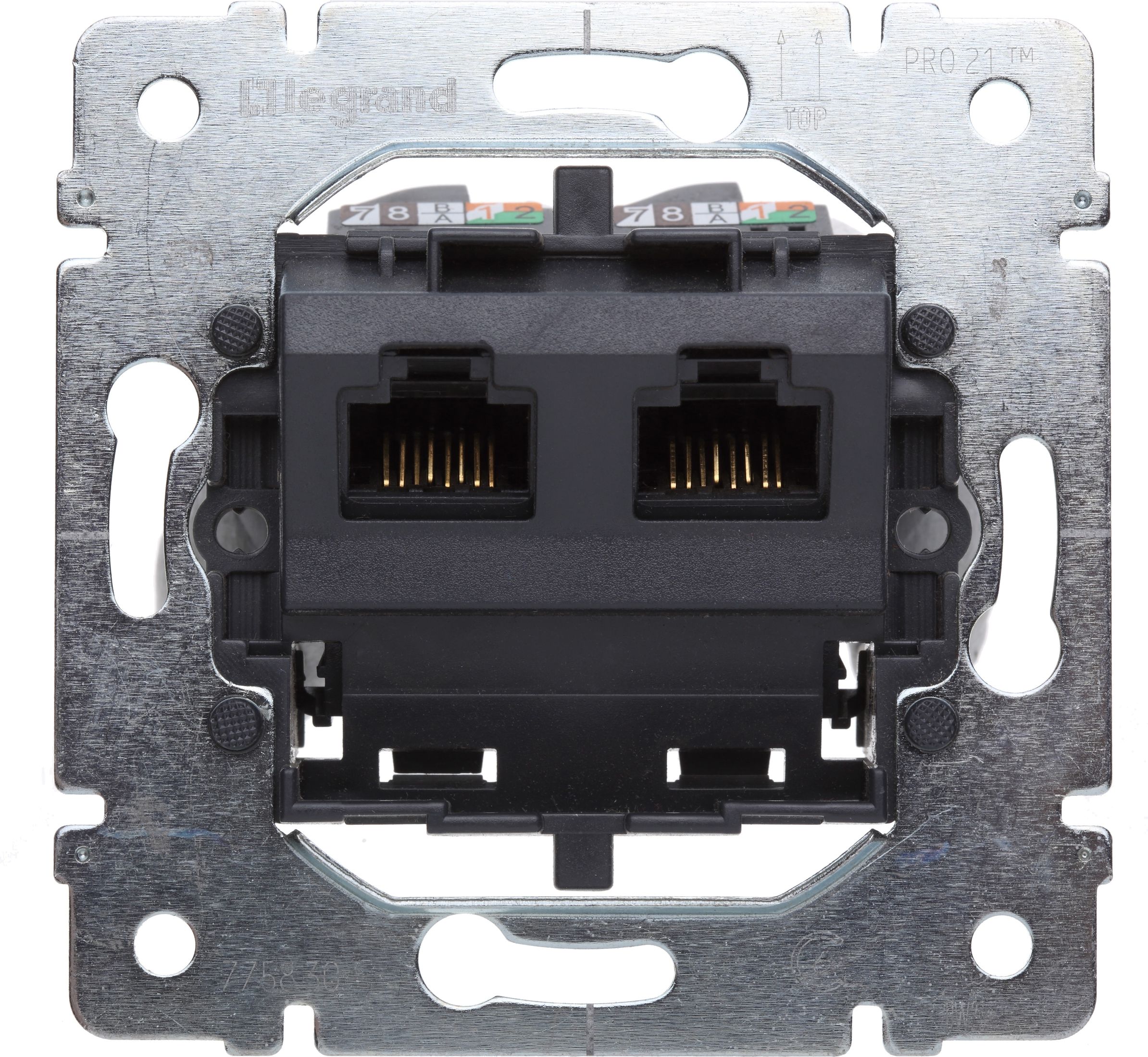 Legrand Gniazdo komputerowe podwójne SISTENA LIFE RJ45 - 775830