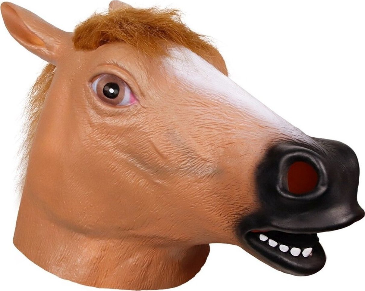 ER4 MASKA GŁOWA KONIA KOŃ NA IMPREZE PRZEBRANIE LATEKS