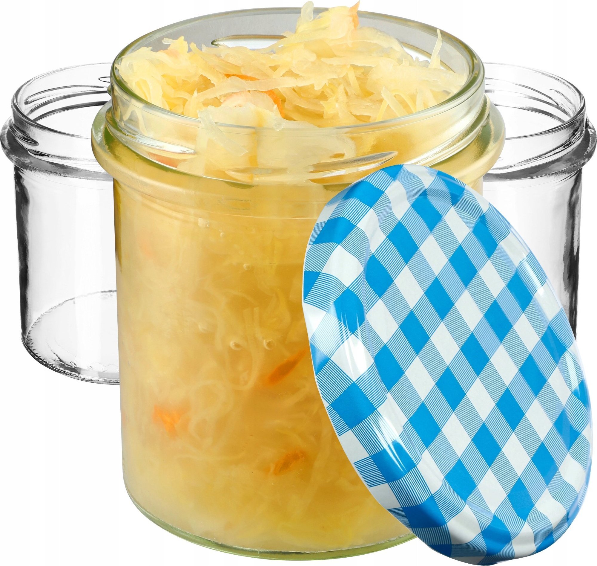 Kadax 10x Słoik 350 ml Na Dżem Miód Mięso Zakrętki fi82