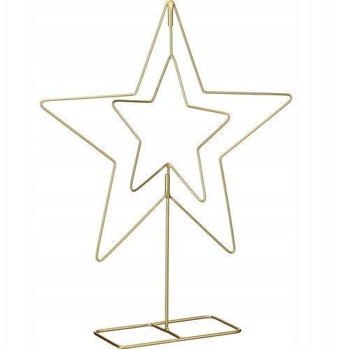 GWIAZDA DEKORACYJNA 50CM ZŁOTA MICA
