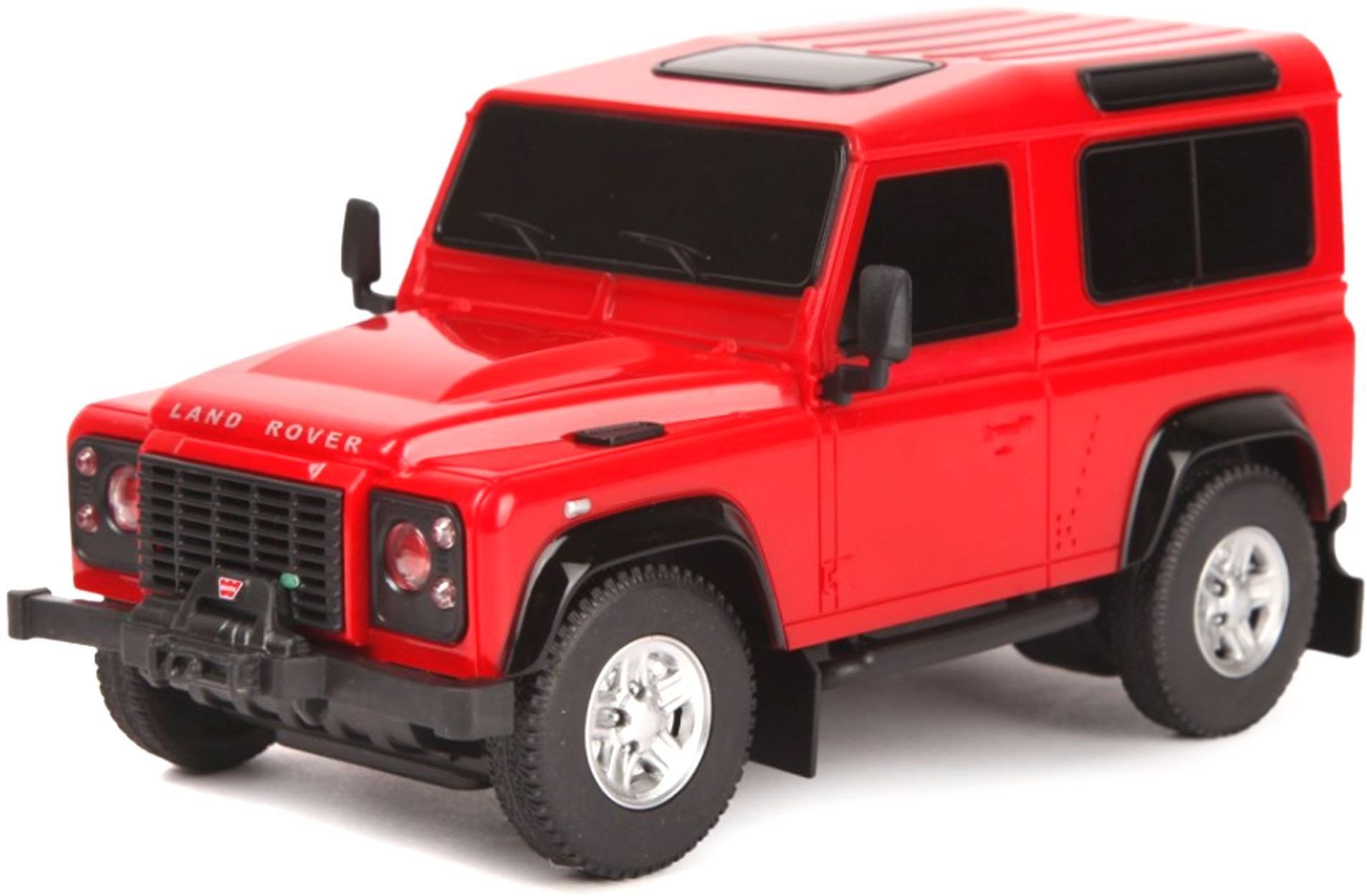 Land Rover Defender R/C skala 1:24 Rastar 78500 samochód sterowany czerwony