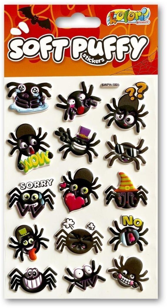 Naklejki puffy Spiders