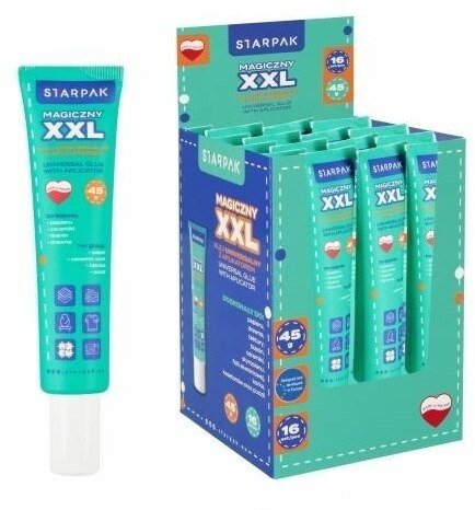 Klej magiczny XXL z aplikatorem 45g tuba (16szt)
