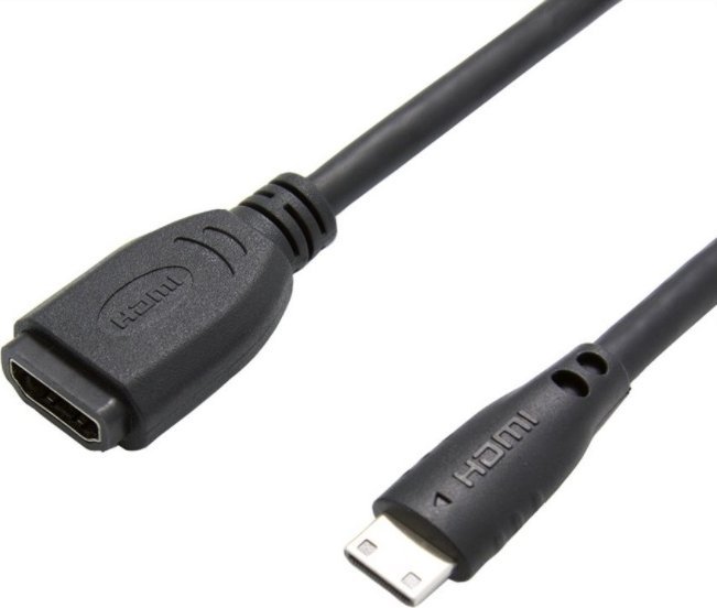 Kabel Value HDMI Mini - HDMI 0.15m czarny