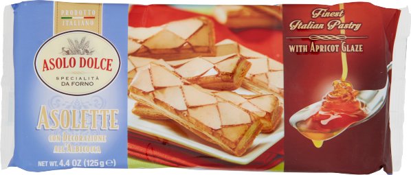Asolo Dolce Ciastka Asolette Glassate 125g -