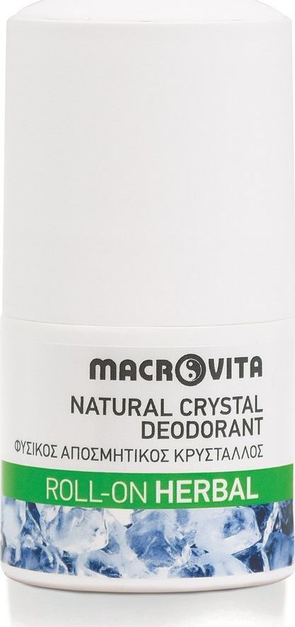 Macrovita Dezodorant roll-on z naturalnym kryształem Herbal 50 ml