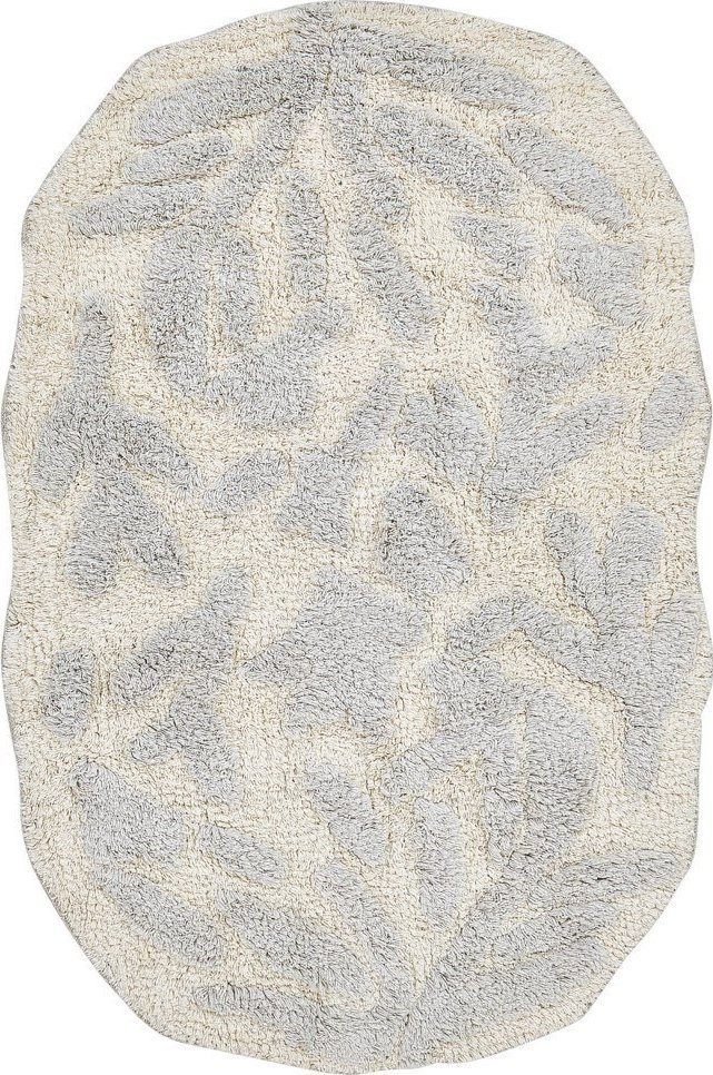 Beliani Dywanik łazienkowy 60x90cm jasno szary