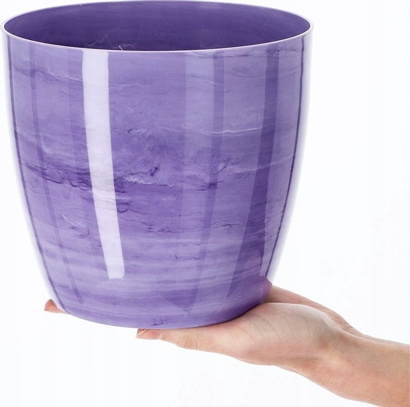 Kadax Doniczka Osłonka Na Kwiaty Rośliny fioletowa 14 cm