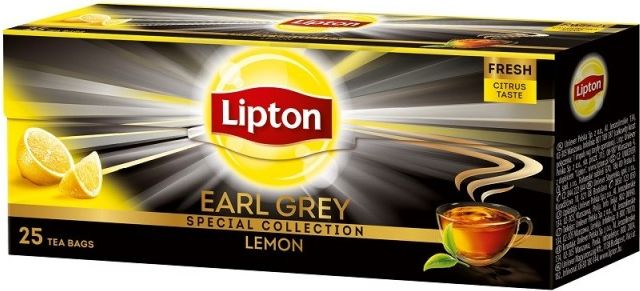 Lipton Earl Grey Lemon herbata czarna Cytryna 25