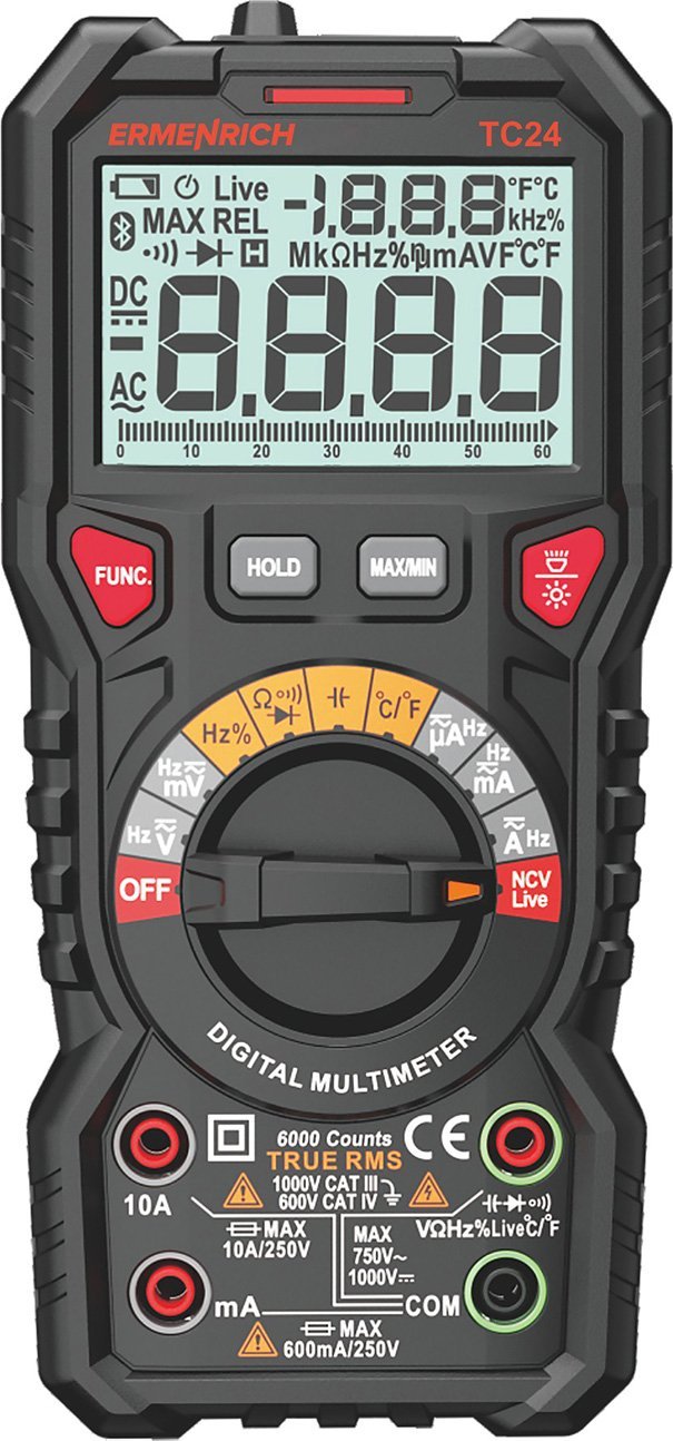Dalmierz Ermenrich Uniwersalny miernik cyfrowy Ermenrich Zing TC24