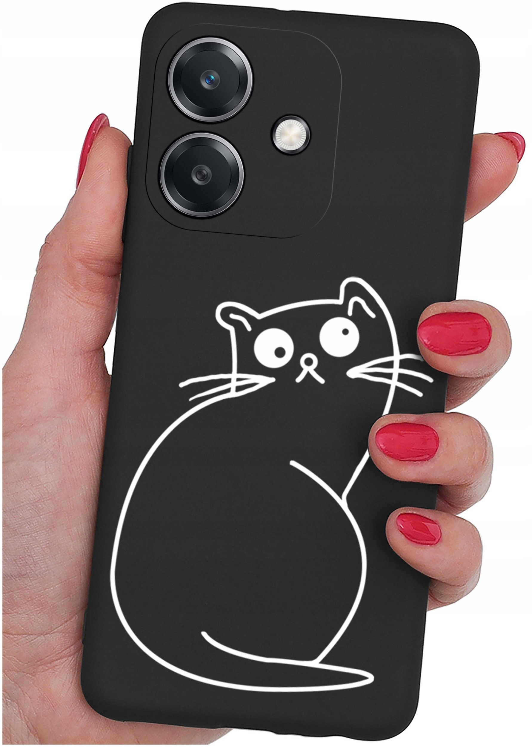 Etui do Oppo A40 | A40M | WZORY | SILIKONOWE MATT SZKŁO 9H