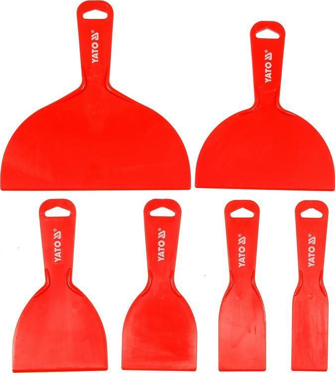 Yato YATO SKROBAKI / SZPACHELKI PLASTIKOWE kpl. 6szt. YT-52740