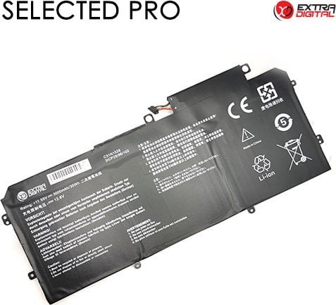 Bateria Extra Digital Nešiojamo kompiuterio baterija ASUS C31N1528, 3000mAh, Selected Pro