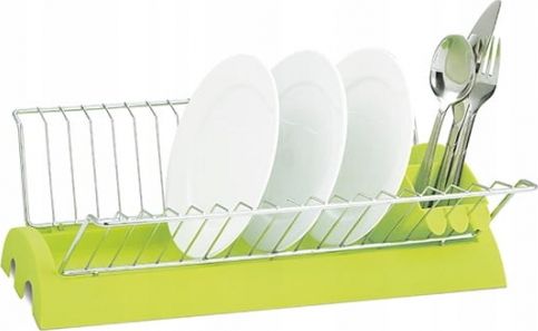 Kamille Jednopoziomowa suszarka do naczyń z ociekaczem na sztućce