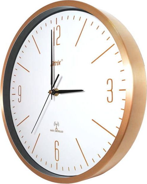 Atrix Metalowy zegar ścienny Atrix AL5134DCF1 30 cm uniwersalny