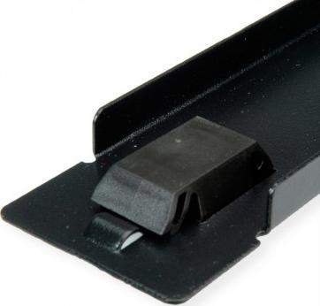 Roline ROLINE Maskownica zatrzaskowa 19 do szafy RACK 1U czarny