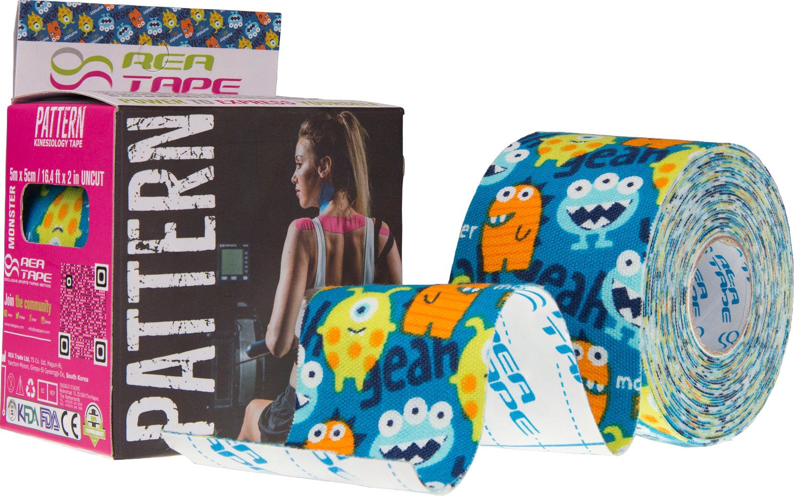 REA TAPE Pattern (Monstery) 5x5cm 1szt