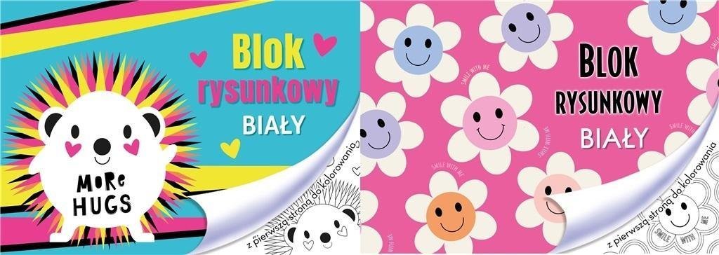 Beniamin Blok rysunkowy A4/20K biały Dziewczynka