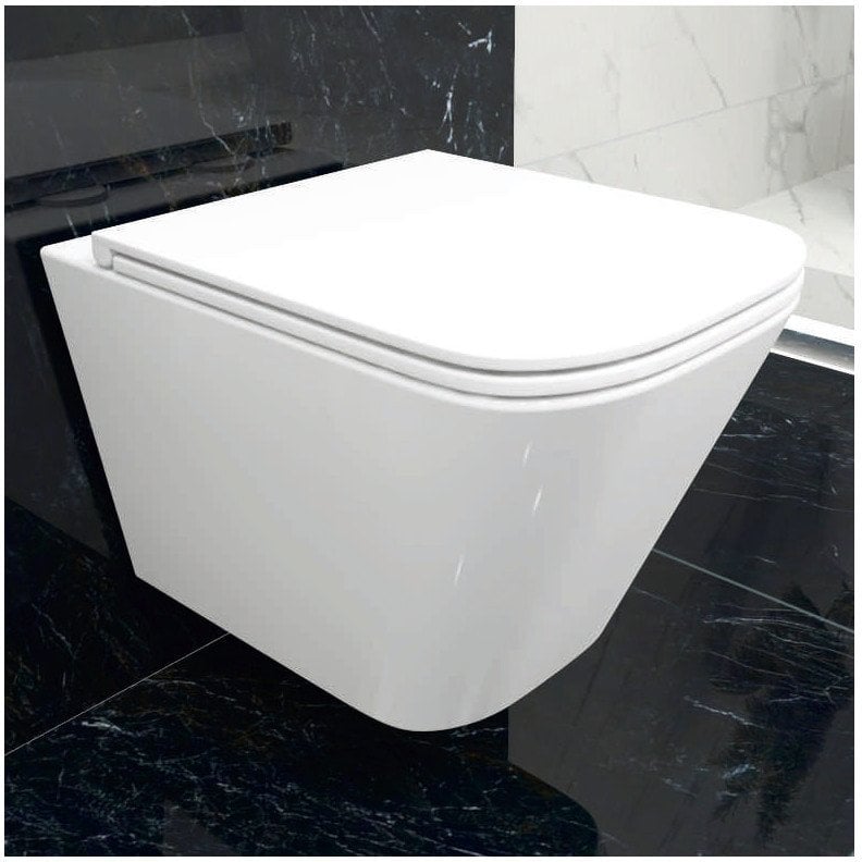 Miska WC CE-MW-002-11-RIM / JELLOW / GETAFE / MISKA WISZĄCA RIMLESS BIAŁA 49X34X36,5 P-TRAP:180MM DS SLIM/ŁW/WO /