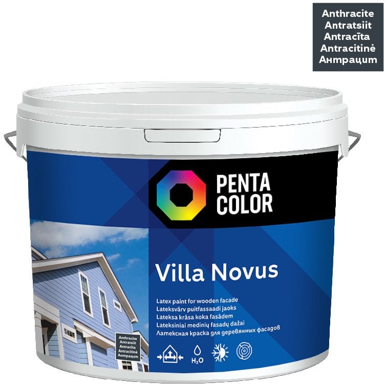 Pentacolor FACADE PAINT VILLA NOVUS (ANTHRACITE) 3L
