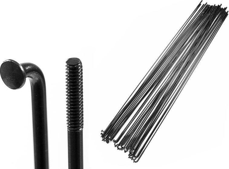 Sapim Szprycha Sapim Laser Black cieniowana 2 x 1,5 x 2 mm x 295 mm