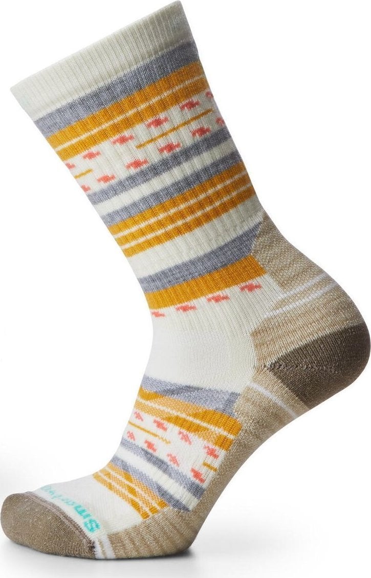 Smartwool W'S Hike Light Cushion Margarita Crew Socks, 100 | natural, S