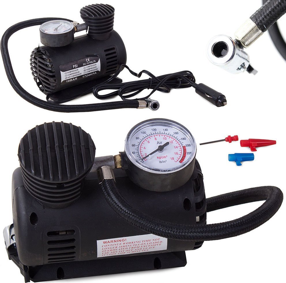 Kompresor samochodowy Verk Mini kompresor sprężarka pompka samochodowa 12v Mini kompresor sprężarka pompka samochodowa 12v