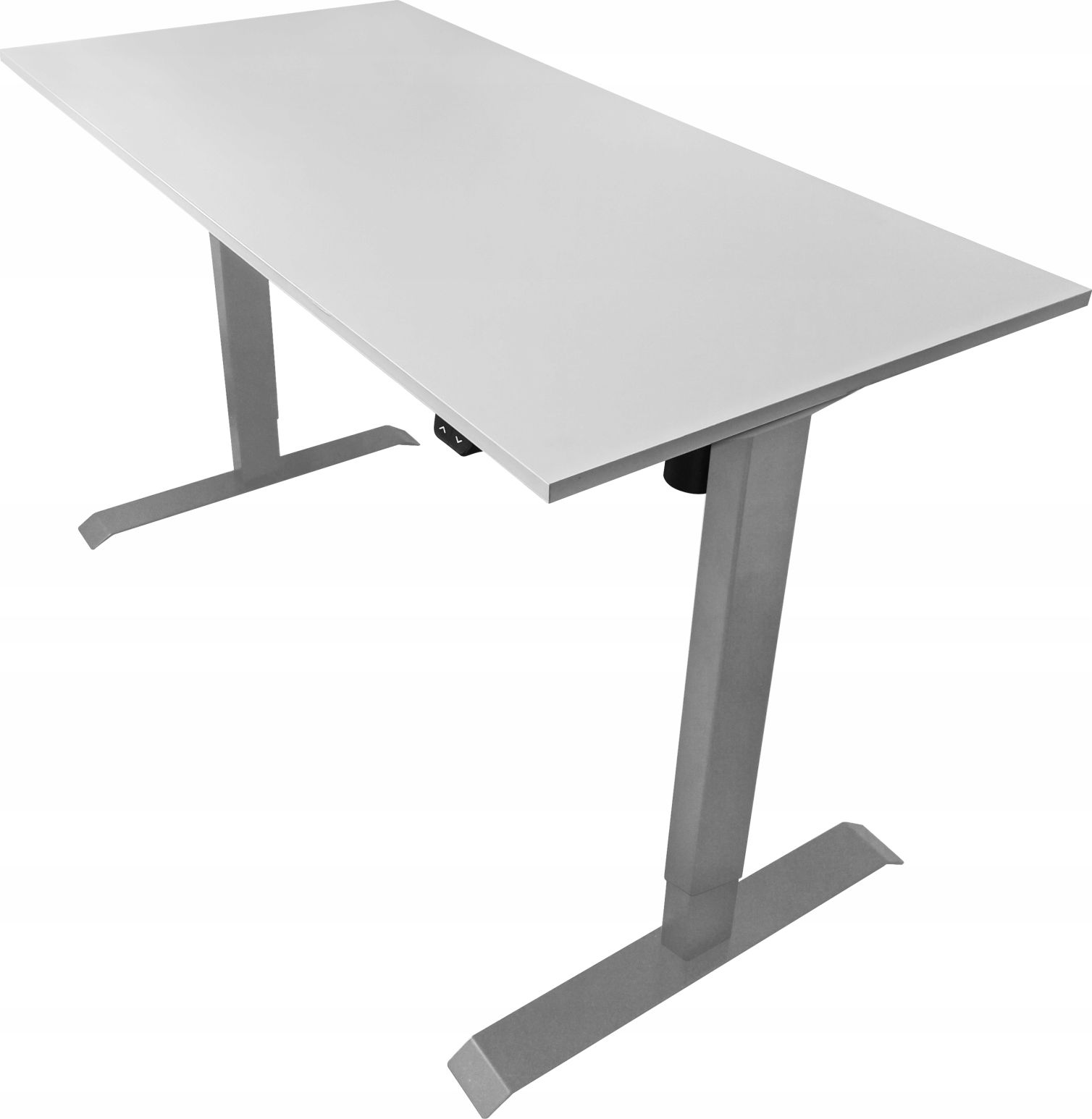 Biurko Zdesk PB-114G-Po/W Szare 138 cm x 68 cm