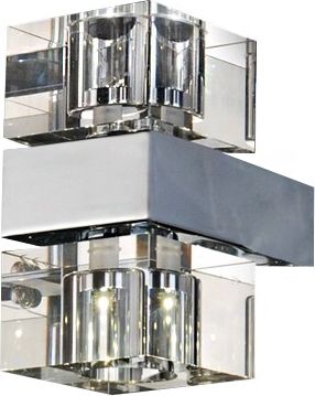 Lampa wisząca Azzardo Lampa ścienna transparentna AZzardo BOX AZ0035