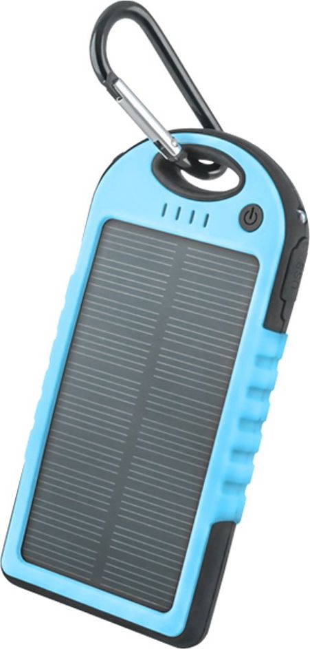 Ładowarka solarna Setty Power Bank Solarny Setty 5000 Mah Niebieski
