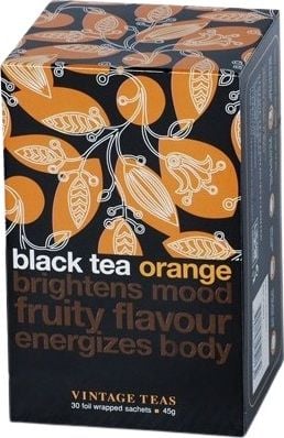 Vintage Teas Vintage Teas herbata czarna z pomarańczą 30 torebek