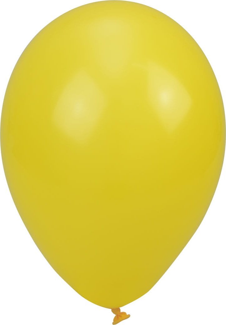 Arpex Balony pastelowe jednokolorowe żółte 24cm 10szt