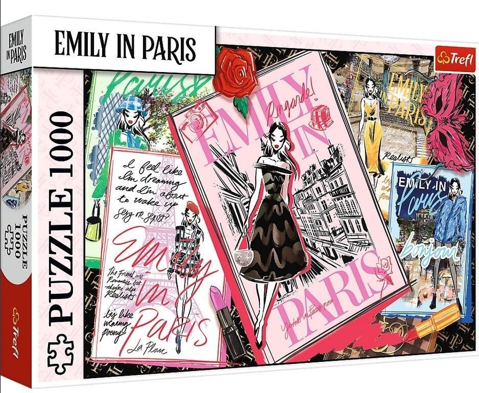 Puzzle 1000 Emily w Paryżu: Magazyn Mody TREFL