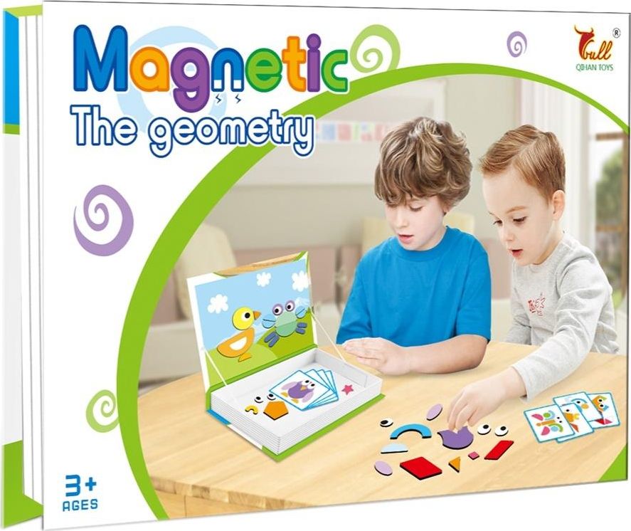 Askato Układanka magnetyczna - figury geometryczne