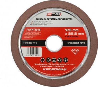 AWTools tarcza do ostrzenia pił widiowych 125mm (AW47510)