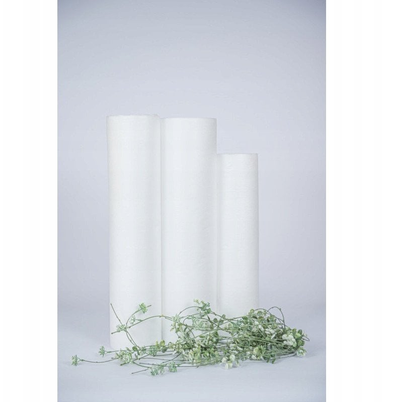 Jednorazowy podkład medyczny flizelinowy 20g 100cm x 100m biały