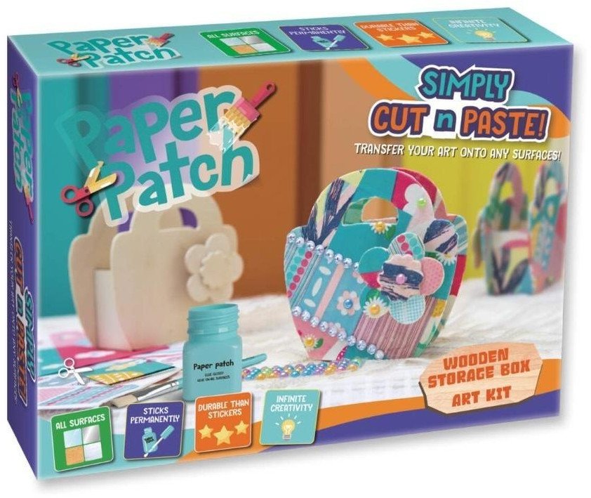 Zestaw decoupage Paper Patch - Pojemnik drewniany