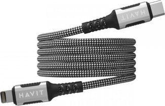 Kabel USB Havit USB-C - Lightning 1 m Czarny (CB6298)
