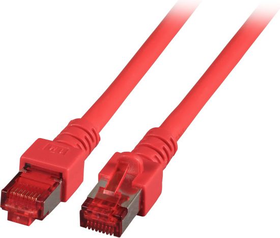 EFB Patchcord, Cat.6, S/FTP, PIMF, 1.5m, czerwony (K5512.1,5)