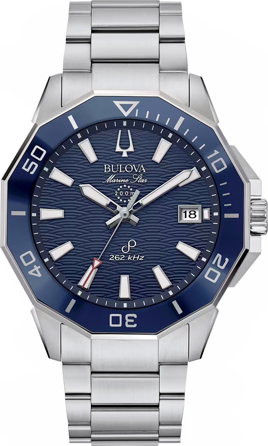 Zegarek Bulova Zegarek męski Bulova 96B433 srebrny