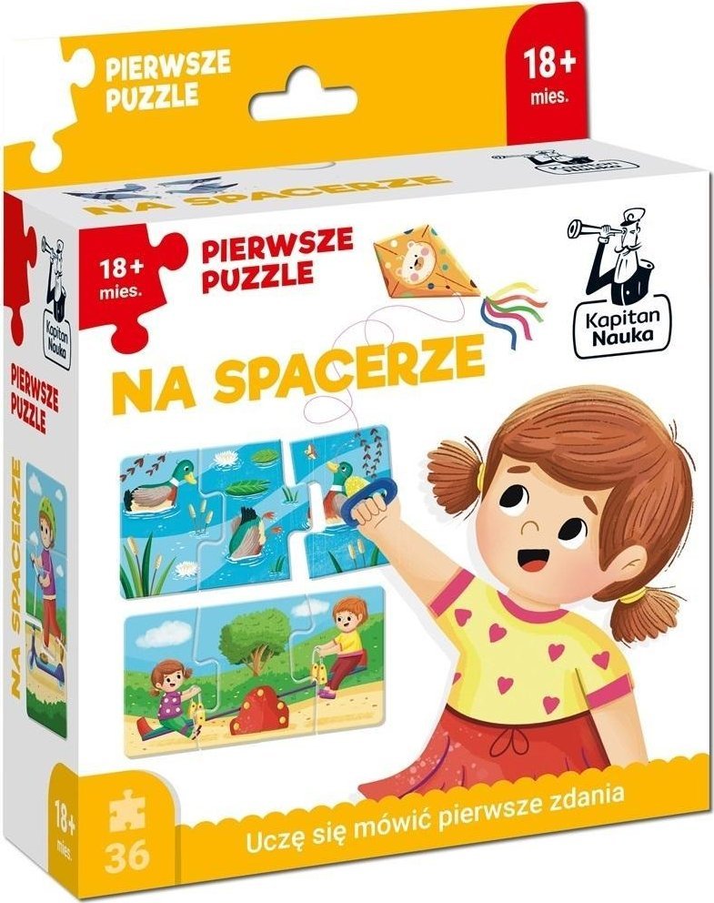 Kapitan Nauka. Pierwsze puzzle Na spacerze